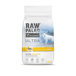 RAW PALEO ULTRA TURKEY ADULT MEDIUM/LARGE - sucha karma z indykiem dla psów dorosłych ras średnich i dużych 10kg